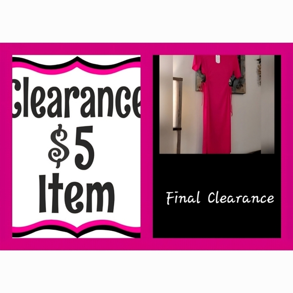 Hot Pink S.Sleeve Sides out that Tie Dress NWT Size M - Picture 1 of 12